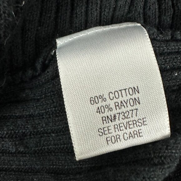 Apt 9 Womens Black Open Front Cardigan Sweater Size S - Picture 4 of 5